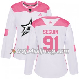Dallas Stars tröja Tyler Seguin 91 Vit 2017-2018 Adidas Rosa Fashion Authentic - Dame NHL Tröjor